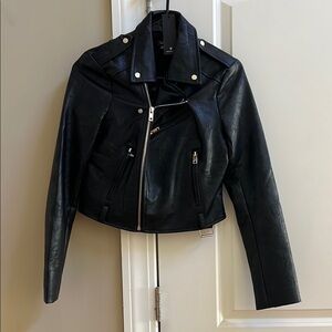 Lulu's Black Leather Jacket